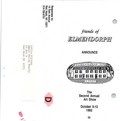 FOE flyer, October 1992