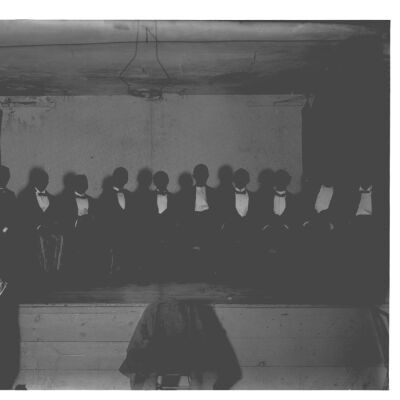 Minstrels show on stage