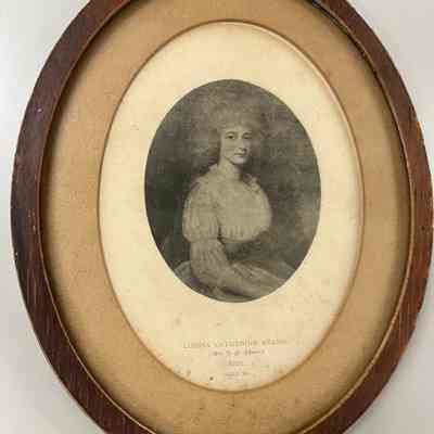 Framed print of Louisa Catherine Adams