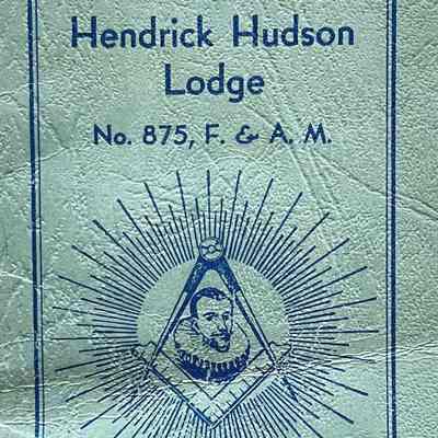 1941 Yearbook for the Hendrick Hudson Masonic Lodge