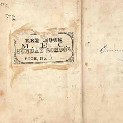 Red Hook Methodist Episcopal Church Sunday School Book/Bible