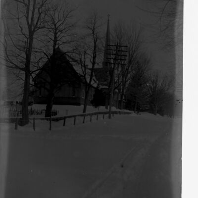 St. John's Dutch Reformed Church with steeple
