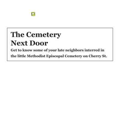 The Cemetery Next Door