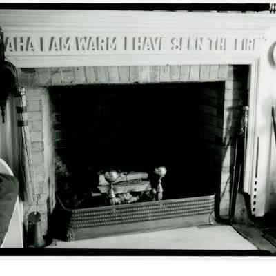 Mooney House Fireplace