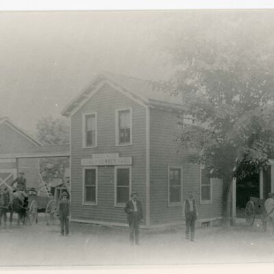 Fred W. Lee Coal and Lumber Yard, 1905