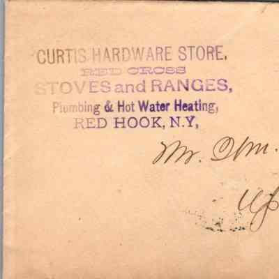 Envelope from Curtis Hardware Store to Wm. Teator