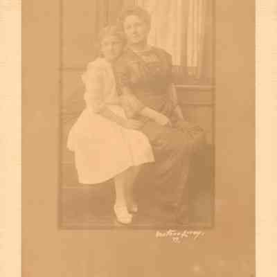 Mrs. Agnes Losee and Daughter Agnes Losee