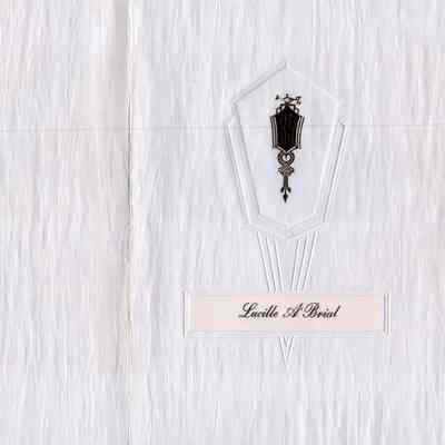 Lucille A'Brial Commencement announcement