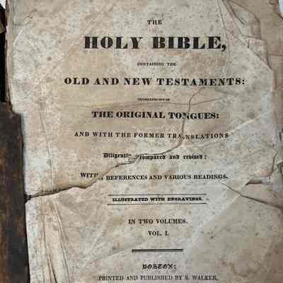 George William Fraleigh Family Bible