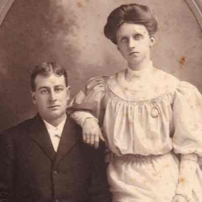 Edwin and Della Clum, 1906