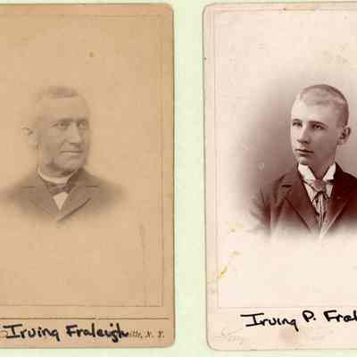 Portraits of Irving Fraleigh (father and son)