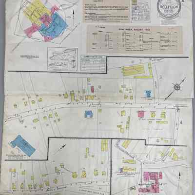1934 (revised1942) Sanborn Map of the Village of Red Hook