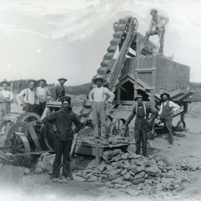 Stone crusher.