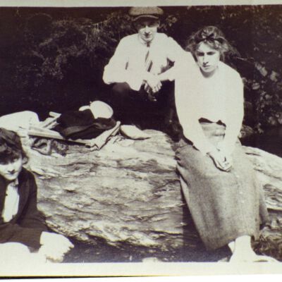 Alice Schutte, Ida M. Schutte and Leonard Schutte