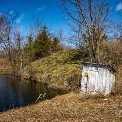 Pond and Shed in Field on Feller-Neewmark Road - 2017