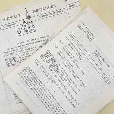 St. Paul's, Tivoli documents