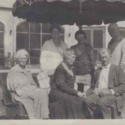 Nelson Bush Mead Holding Hands with Anna Rachel Mead