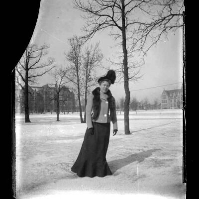 Unidentified Woman Standing