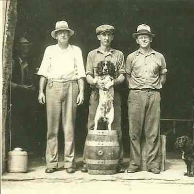 Edwin, Rodney, and Russel Clum, c 1945