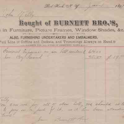 Burnett Bro.'s, Invoice 1897