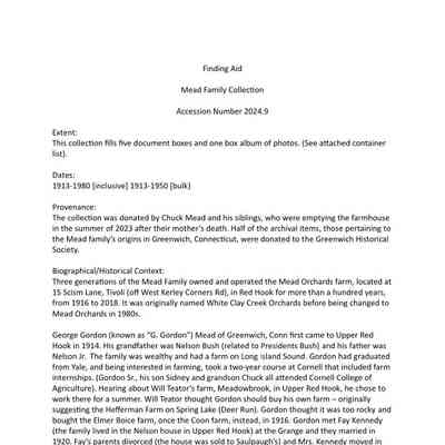 Mead Family Collection