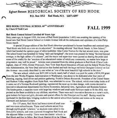 1999(4) Fall - EBHS Newsletter