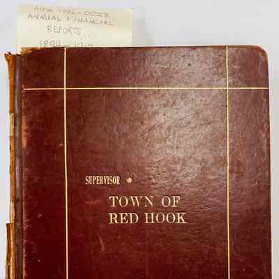 Town of Red Hook Annual Financial Reports 1894-1912