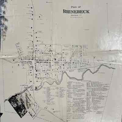 1867, Village of Rhinebeck, Beers Atlas Plate # 56