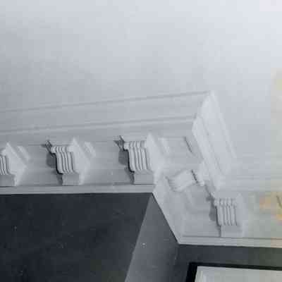 Maizeland - Detail of ceiling cornices - 1966