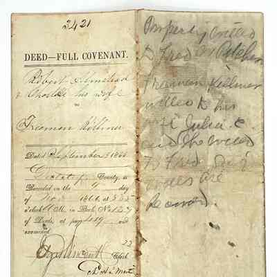 Almstead-Killmer Deed - 1866