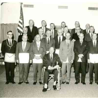 Hendrick Hudson Masonic Lodge member photograph c. 1980