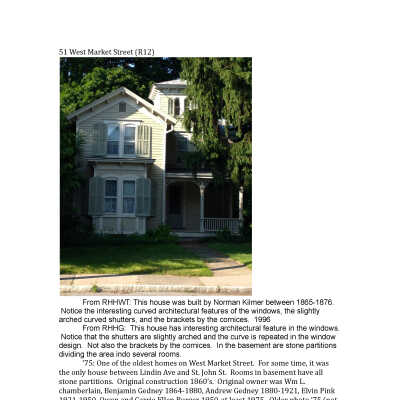 51 West Market St. - Property Summary