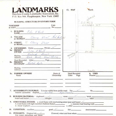 11 Cherry St. (1975 Survey)