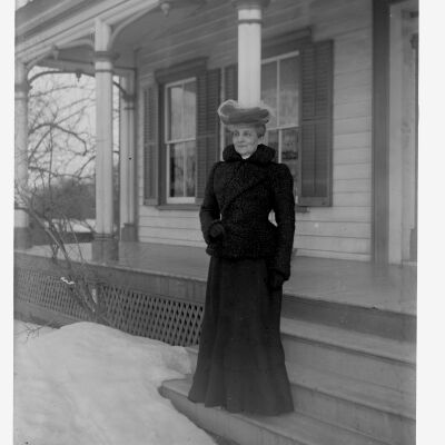 Mrs. Cookingham at Teator house