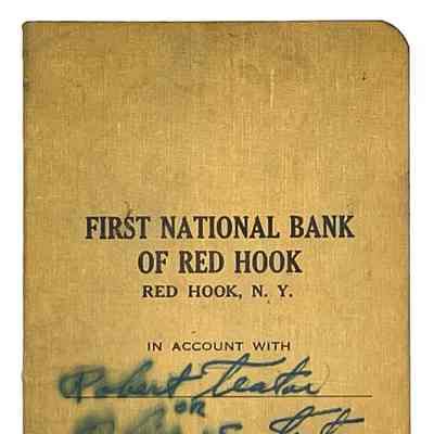 Bank Book of Robert and Olive Teator