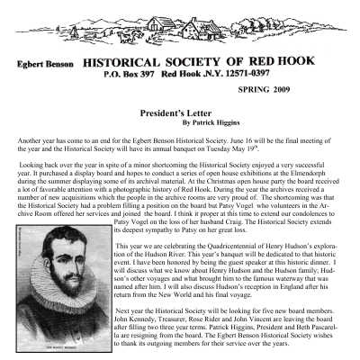 2009(2) Spring - EBHS Newsletter