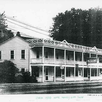 Red Hook Hotel exterior, c 1937