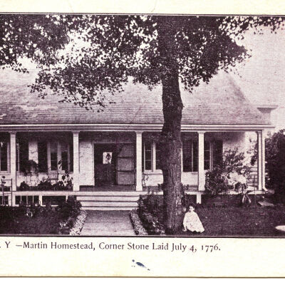 Martin Homestead, Corner Stone Laid July 4, 1776