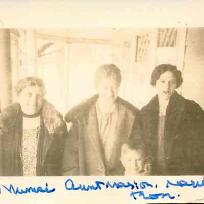 Aunt Marion, Marion & son, ?