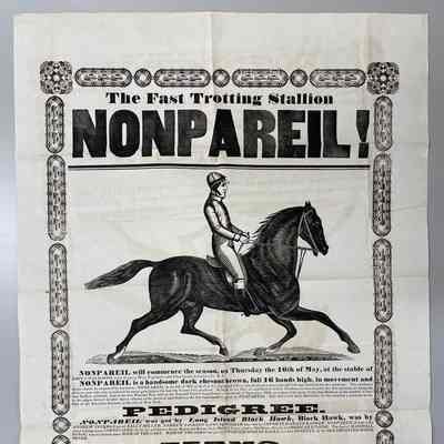 1872 Broadside for Nonpareil