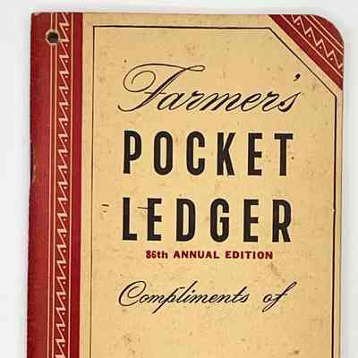 Teator Dairy Pocket Ledger - comp of H.O. Penn Machinery Co.