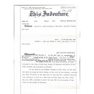 1951 Deed - Charles W. Coon to George A. Coon