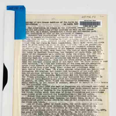 Genealogy of French Settlers of New Paltz to the Third Generation