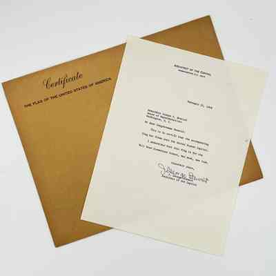 Capital Flag Certificate