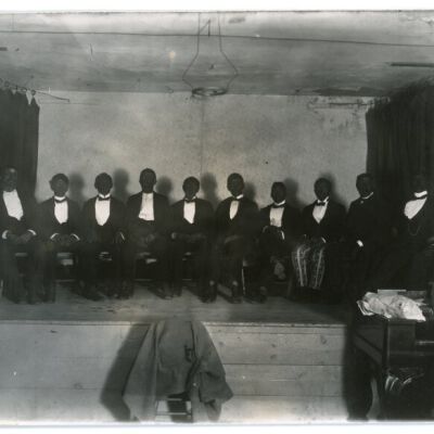 Minstrel show, Grange Hall, Upper Red Hook