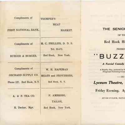 RHHS Play Program 1932