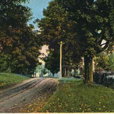 Scene near Red Hook, N.Y. Country road