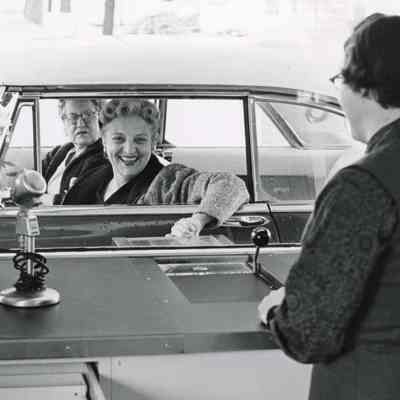 First Deposit at the Drive-in Window - First National Bank (now Key Bank)