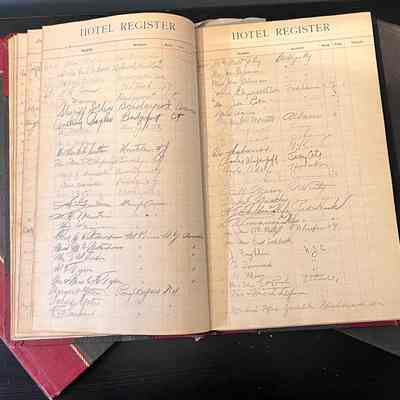 Hotel Registers, Clum Locust Rest