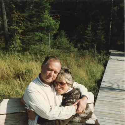 Sue and husband Bill Crane, 1989